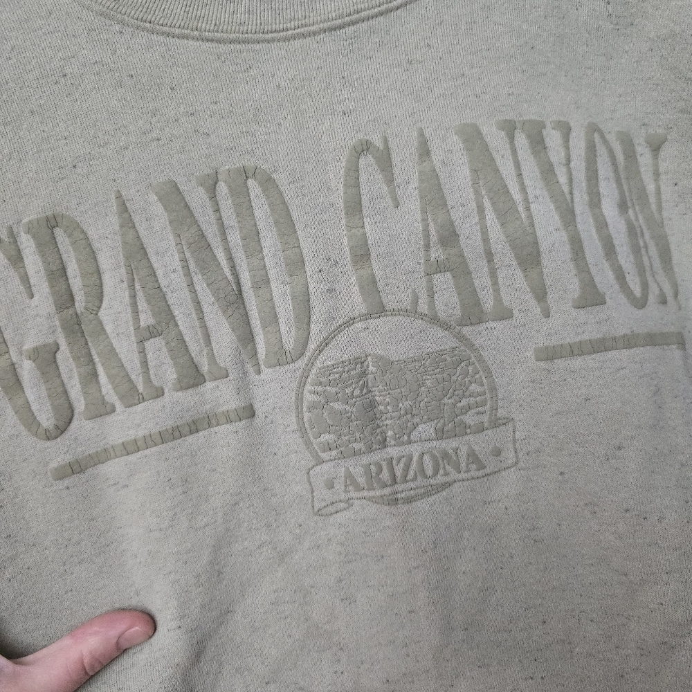 Vintage Alore Grand Canyon Arizona Sweatshirt L Made in USA *stains* - Picture 3 of 10
